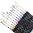 thumbnail image 5 of 24pcs Glitter Metallic Double Line Outline Pens Art Drawing Diary Painting Penssh, 5 of 5