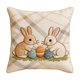 thumbnail image 2 of Fundas de almohada de Pascua | Fundas decorativas para cojines de sofá y cama | Fundas cuadradas de 45 x 45 cm | Decoración para el hogar: sala de estar, dormitorio, patio | Juego de 1, 2 of 6