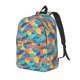 thumbnail image 1 of Balery Colorful Fish 1 Mochila Clásica Impresa Básica para Viaje, Mochila Escolar Resistente al Agua, Mochila de Lona con Correas Ajustables-Medium, 1 of 5