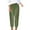 Army Green, variant on IROINNID Women's Pants for Women Capris High Waist Leggings with Pockets Wide Leg Exercise Workout Crop Straight Open Bottom