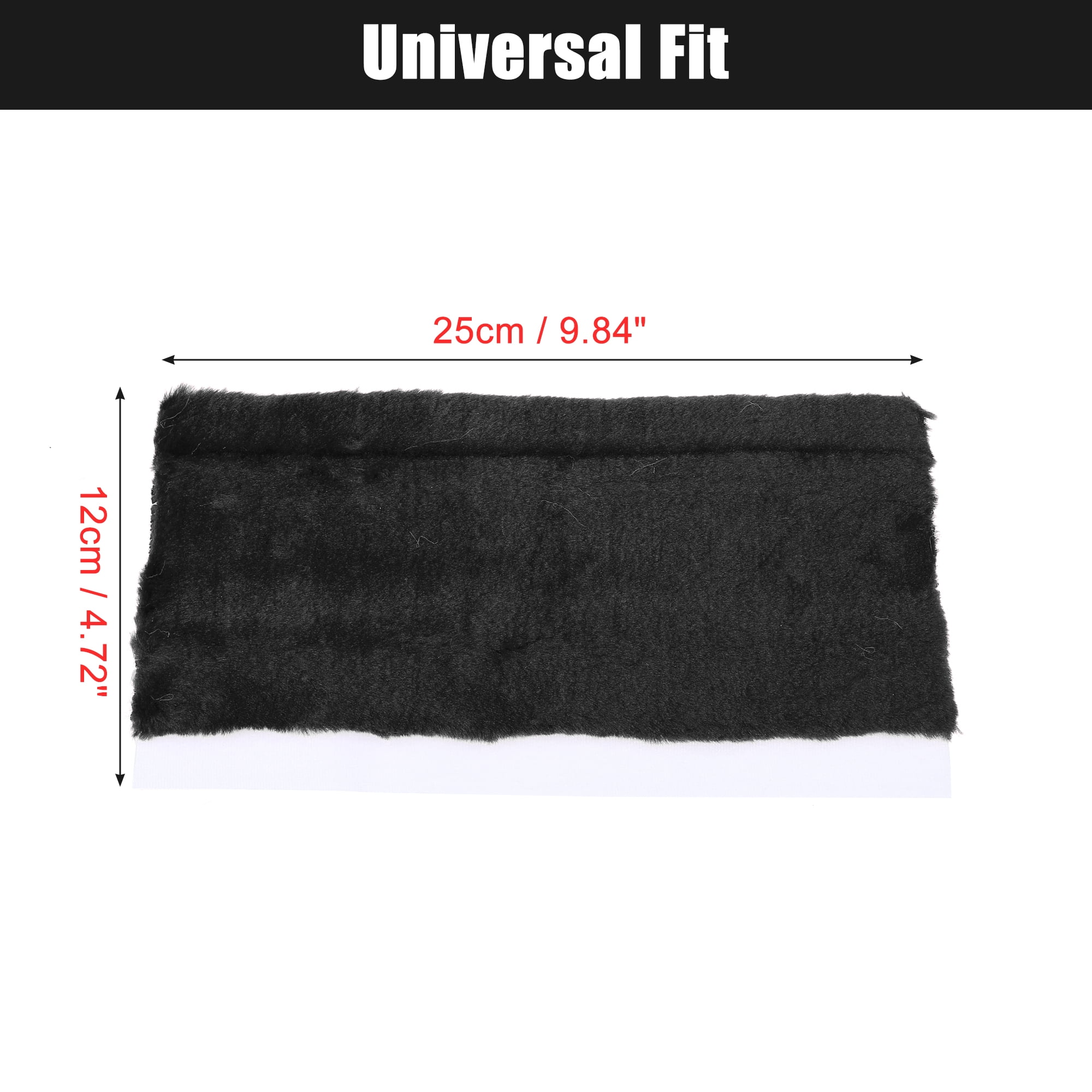 Unique Bargains Plush Car Seat Belt Protector Pads Shoulder Strap Covers Universal Black