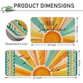 thumbnail image 3 of Hello Sunshine Spring Summer Kitchen Rugs Set of 2, Boho Watercolor Sun Seagulls Kitchen Mats Decor, Bohemian Seasonal Floor Door Mat Home Decorations -17x29 and 17x47 Inch, 3 of 6