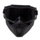 thumbnail image 3 of Máscara de soldador resistente al polvo, corte, esmerilado, antisalpicaduras, casco de soldadura Barbilla redonda negra, 3 of 9