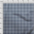 thumbnail image 2 of oneOone Organic Cotton Poplin Twill Fabric Gingham Check Print Fabric BTY 42 Inch Wide, 2 of 4