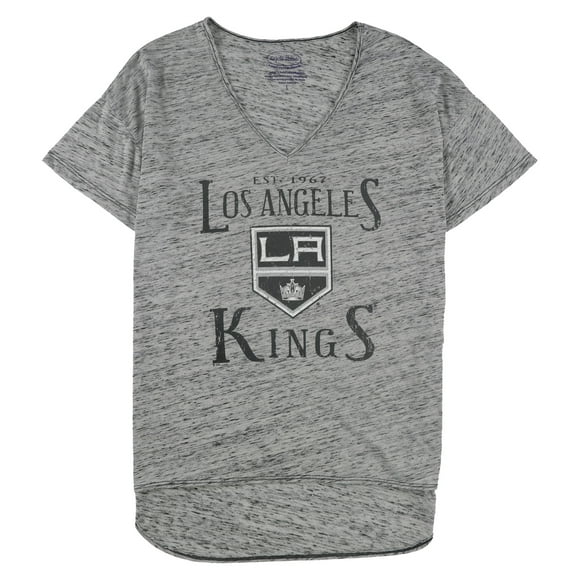 Majestic Womens Los Angeles Kings Est 1967 Graphic T-Shirt, Grey, Large