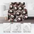 thumbnail image 5 of Football Blanket for Boys, Cozy Soft Throw Blankets, Cool Orange Flannel Throw Gifts for Couch Sofa, 40x50 Inches, 5 of 5