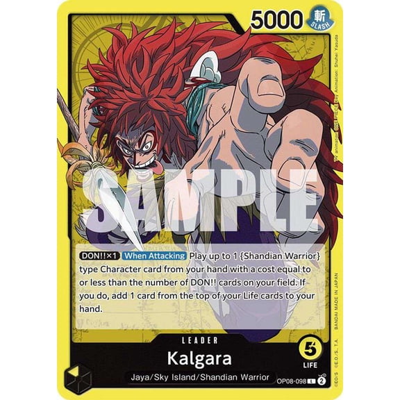 One Piece Two Legends Leader Kalgara OP08-098