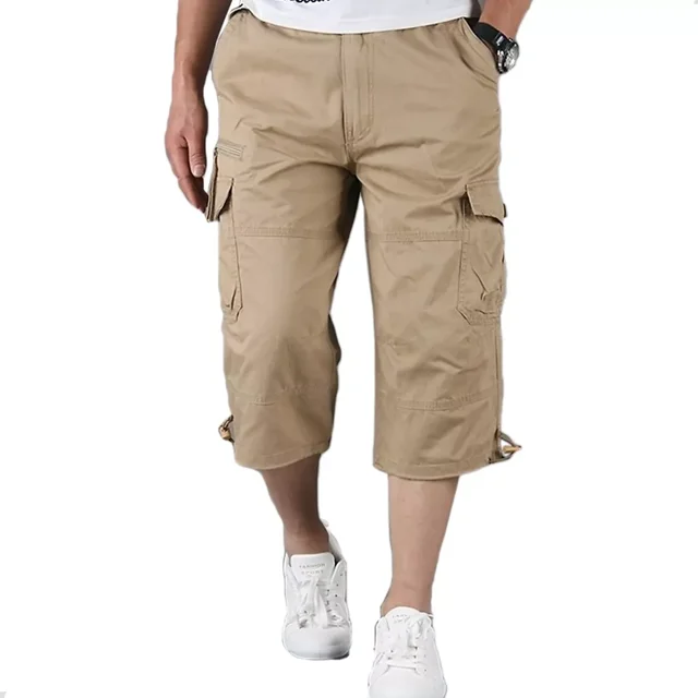Bermuda Tipo Cargo Casual Para Hombre Mezclilla Strech Short