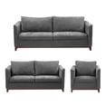 thumbnail image 1 of Sala 3-2-1 Oslo ( Sofá, Love Seat, Sillón ) Gris Oscuro, 1 of 10