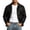 Black 01, variant on Smsaxvxz Leather Jacket for Men Fashion Lapel Long Sleeve Full Zipper Casual Coat Versatile Everyday Men's Outerwear Black XL