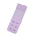 thumbnail image 2 of Minnieouse Correa de extensión sujetador extensor hebilla 2 ganchos accesorios de sujetador botones elásticos ajustable alargado 3 filas Accesorios de disfraces morado claro, 2 of 6