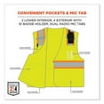 thumbnail image 4 of Ergodyne GloWear® 2-Tone Mesh Hi-Vis Type-R Class 2 Safety Vest, X-Large, Lime, 4 of 8