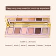 thumbnail image 3 of Tarte Tartelette To Go Amazonian Clay Mini Palette, 6 Neutral Shades, Matte & Shimmer Eyeshadows, 12H Long-Wear, Vegan, 3 of 6