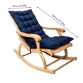 thumbnail image 3 of Binwennn Memory Foam Breathable Universal Seat Cushion Lumbar Back Support Outdoor Chair Cushion Thickened Seat Cushion Backrest Cushion Suitable For Rattan Chairs Chairs Garden And Courtyard Chair, 3 of 6