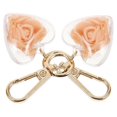 thumbnail image 2 of Flower Keychain Charm for Bag Hanging with 2Pcs Decorative Key Rings, 2 of 5