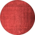 thumbnail image 1 of Ahgly Company Indoor Round Oriental Red Industrial Area Rugs, 8' Round, 1 of 4