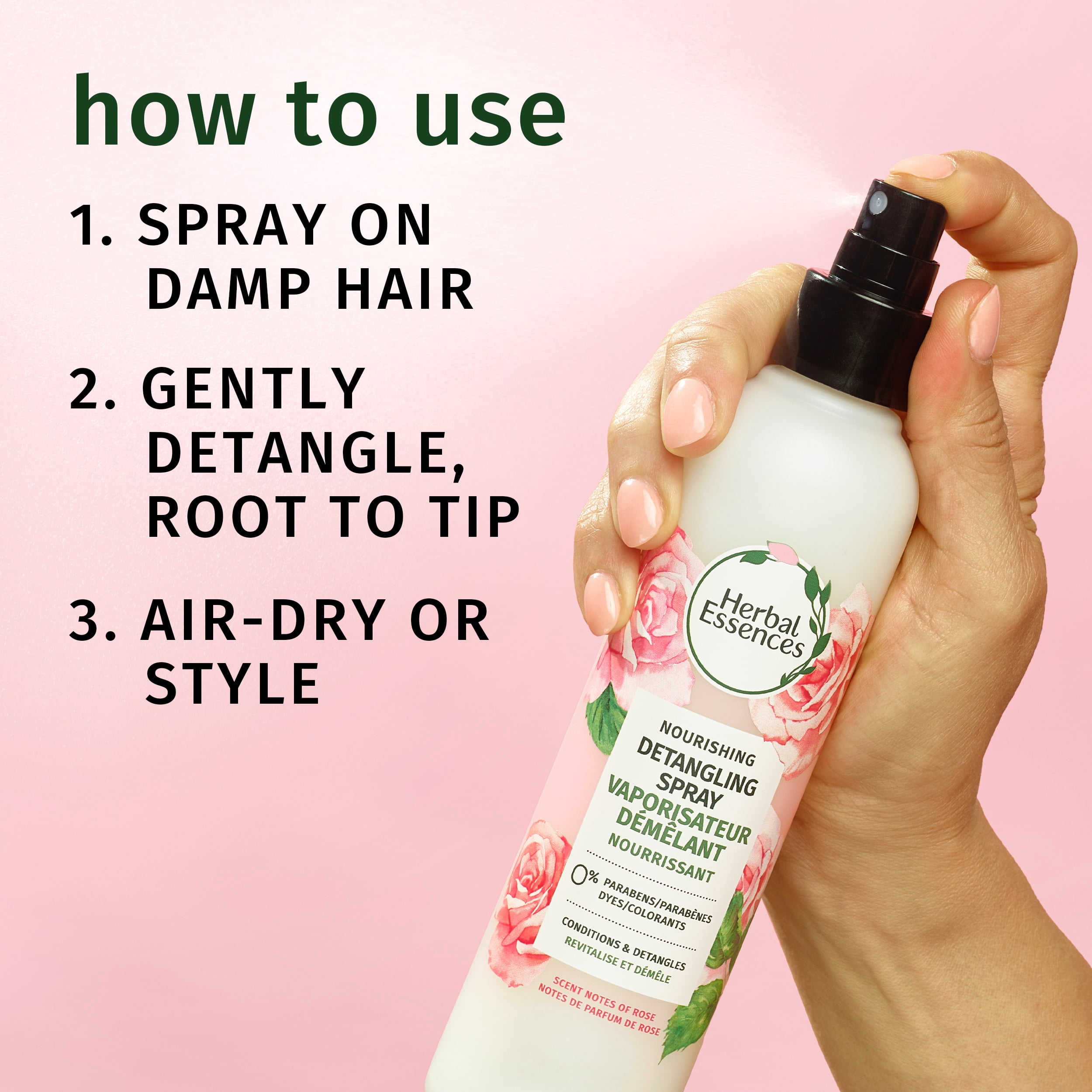 Nourishing Detangling Spray for All Hair Types, 7 fl oz