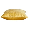 thumbnail image 5 of Parkland Collection Delta Transitional Quilted Yellow Throw Pillow, 5 of 6