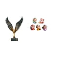 thumbnail image 1 of Estatua De Resina Con Alas Extendidas Del Dios De La Fortuna, Escultura De Feng Shui, Adorno Decorativo De Mesa, Minifiguras Adineradas, Decoración De Escritorio De Año Nuevo Para Dormitorio, 1 of 8