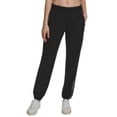 thumbnail image 2 of Calvin Klein Performance Women's Eco Fleece Logo Stripe Joggers - Black, 2 of 8