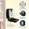 thumbnail image 4 of Wall Mounted Key Box, AMIR Key Lock Box Large Capacity Key Storage Box 12-Digit Push Button Key Box for Door Gate Warehouse Basement Garage, 4 of 10