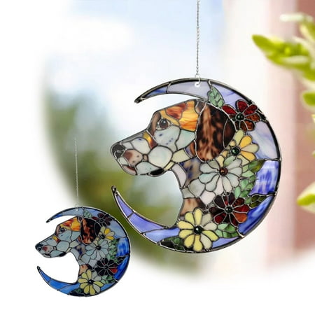 

Acrylic Flat Wall Hanging Window Decoration Indoor Balcony Wall Decoration Hanging Garland Outdoor Battery Hanging Paper Butterflies Ornament String Garland Stained Glass Window Hangings Birds on A