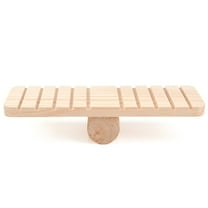 Toy Chew Guinea Pig Pet Teeth Cleaning Enrichment Small Seesaw Hamster Toys Wooden