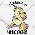 thumbnail image 2 of I Believe in Unicorns Happy Rainbow Women Plus Size Graphic Pullover Hoodie Brisco Brands 4X, 2 of 5
