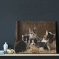 thumbnail image 3 of Kdxio Cat Family Pattern Canvas Wall Art for Living Room Wall Decor for Bedroom Bathroom Modern Framed Canvas Art Prints Ready to Hang,Horizontal, 3 of 6
