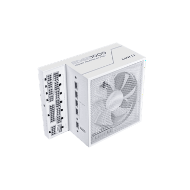 LIAN LI Edge series EG1000 White, 1000W ATX12V v3.1, 80 PLUS PLATINUM Certified , Full Modular Power Supply