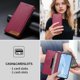 thumbnail image 4 of Funda Tipo Cartera de Cuero Sintético para Samsung Galaxy A14 Bloqueo RFID, con Ranuras para Tarjetas y Bolsillo para Efectivo, Cierre Magnético Fuerte Rojo, 4 of 6