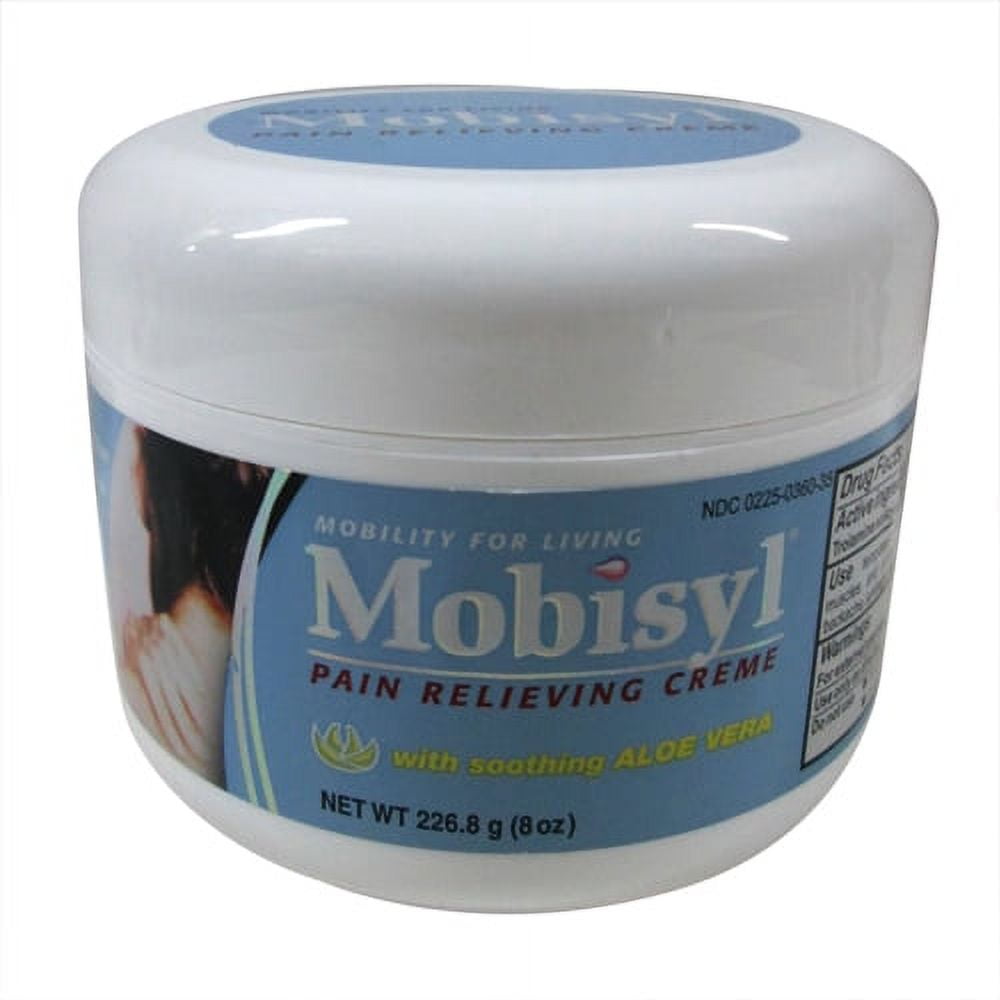 Mobisyl Pain Relief Creme With Soothing Alove Vera For Arthritis - 8 oz, 3 Pack