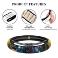 thumbnail image 6 of Bingfone Space Planet Steering Wheel Cover - Universal 15 Inches Car Steering Wheel Covers Grip Auto Internal Accessories, 6 of 7