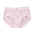 thumbnail image 1 of Sous-vêtements en Coton Confortables pour Femmes, Entrejambe Plissé, Dentelle, Grande Base, 1 of 3