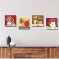 thumbnail image 3 of Farmhouse Kitchen Wall Decor Vintage Red Watering Can and Jug with Flowers Artwork Rustic Country Canvas Art Prints for Dinning Room Kitchen Restaurant Wall Decoration, 3 of 5
