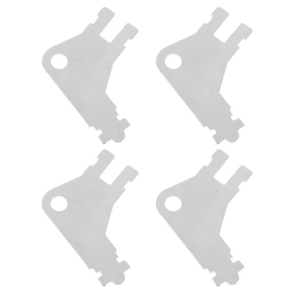 Zehuanyu 4 Pcs Tissue Rack Keys Toilet Paper Dispenser 3.20X2.90X0.10CM Silver