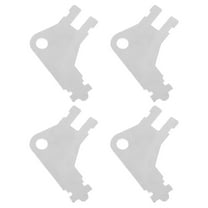 Zehuanyu 4 Pcs Tissue Rack Keys Toilet Paper Dispenser 3.20X2.90X0.10CM Silver