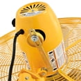 thumbnail image 7 of Deluxe Oscillating Pedestal Fan, 30" Diameter, Safety Yellow, 1/2HP, 10000CFM, 7 of 7