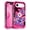 Pink Blue Butterfly, variant on Casetego for iPhone 17 5G Case,Glow in The Dark Three Layer Heavy Duty Shockproof Protection Hard Plastic Bumper+Soft Silicone Protective 6.3 inch Case,Blue Butterfly