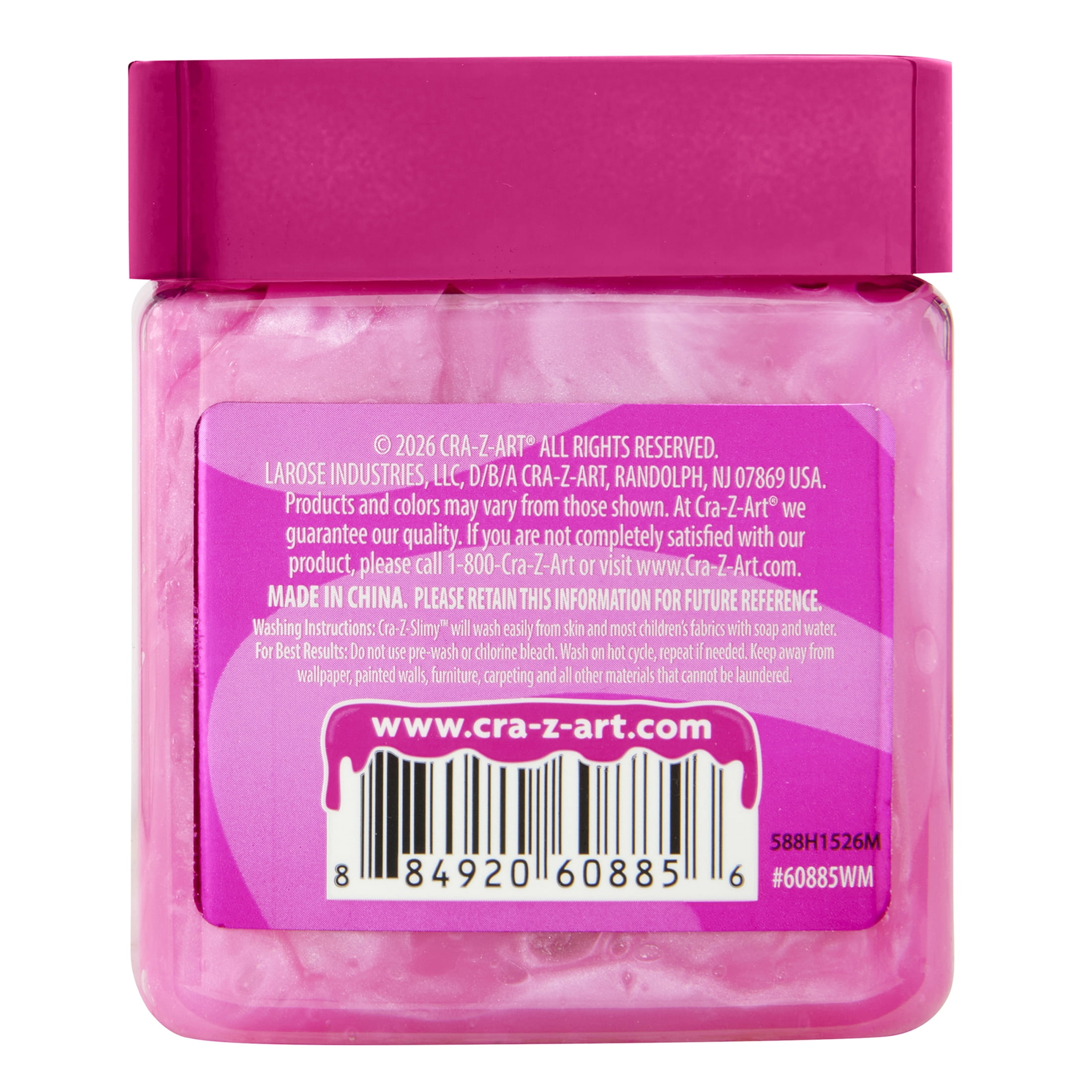 Cra-Z-Slimy I'm Fluffy Pink Slime for Kids - Pink Color Sensory