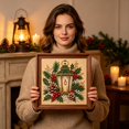 thumbnail image 5 of Christmas Pearl Art Kits for Adults Pearl Diamond Art Diy Kits DIY Pearl Painting Kit for Beginners,7.87x7.87 Inch Gemstone Diamond Dots Beads Handmade Hanging Painting Kit for Home Wall Decor, 5 of 5