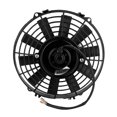thumbnail image 3 of 9 Inches Slim Fan Push Pull Electric Radiator Cooling Fans 12V 80W Mount Kit Universal Black, 3 of 8