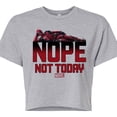thumbnail image 3 of Marvel Deadpool - Nope Not Today - Juniors Cropped Graphic T-Shirt, 3 of 5