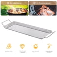 thumbnail image 2 of RENACLIPY Renaclipy Non-Stick Bbq Grill Pan, Silver, Extra Thick, Durable, for Bbq, Easy to Clean, 2 of 8