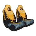 thumbnail image 2 of Yiaed Sunset River Pine Trees Print Car Seat Covers,Universal Auto Seats Protector Fits for Car,SUV Sedan,Truck,Automotive Seat Covers & Accessories-2 PCS, 2 of 9