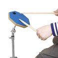 thumbnail image 3 of Drum Practice Pad, 12 Inch with High Density Rubber for Authentic Rebound, Wood Polymer for Silent Practice Antislip Soundproof Cotton, for Home and Outdoor Use, 3 of 7