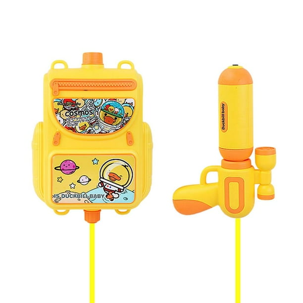 Yungwalm Backpack Water Guns Toy Backpack Water Shooter Toy Cute Duck