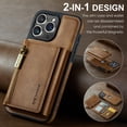 thumbnail image 4 of Detachable Back Cover For iPhone 15 Pro Max 15Pro 15Plus 14 ProMax 14Pro 14 Plus 13 Pro Max 13Pro 12 Pro Max 12Pro 11 Pro Max Wallet Case with Card Holder Magnetic For iPhone 15 Leather Phone Cases, 4 of 13