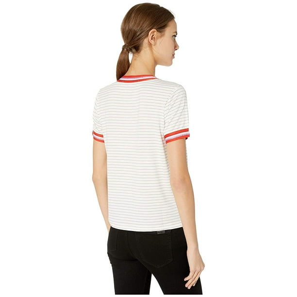striped knit tee