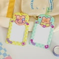 thumbnail image 4 of 1 Pcs Card Holder with Keychains Support Cartoon Plastic Idol Photo Storage Card Protector for Girls, 4 of 10